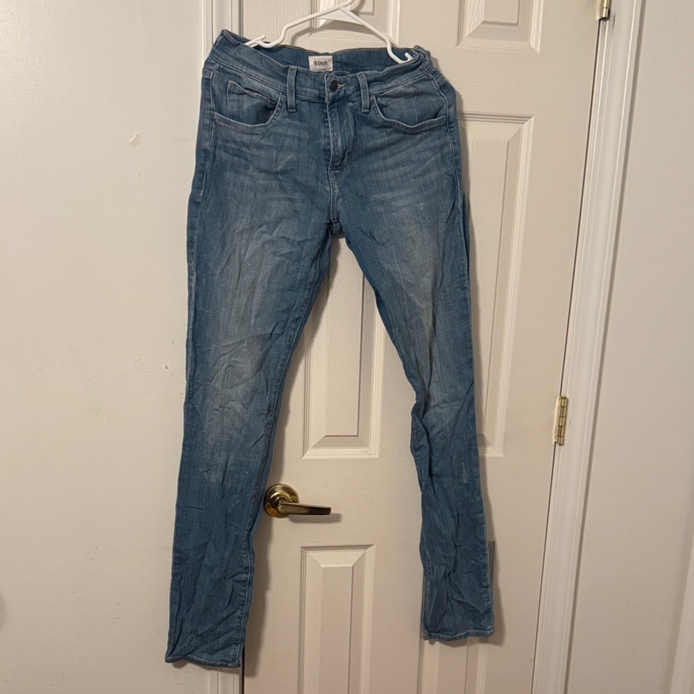 Hudson Jeans Light Blue Straight Leg Women's Denim